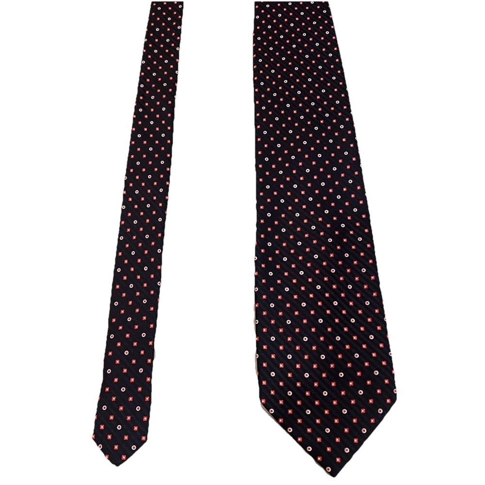 Vitaliano Pancaldi Men's Necktie Designer 100% Silk Geometric Tie Handmade Italy